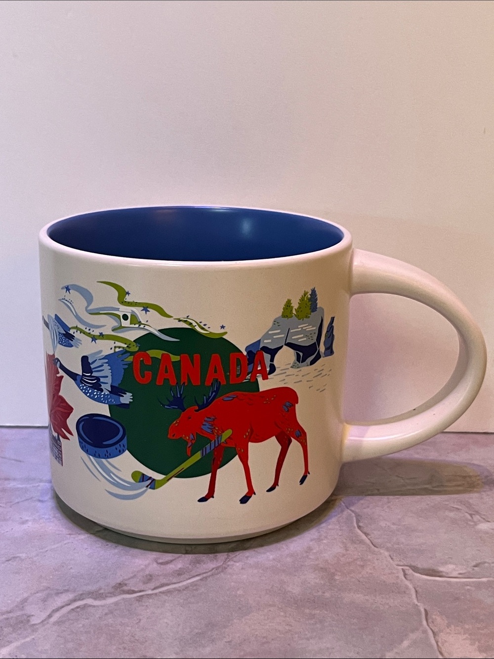 Starbucks Mug Canada Discovery Series 14oz Moose Skiing Hockey New Release 2024